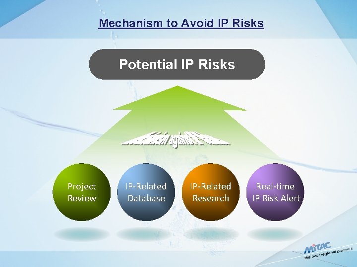 Mechanism to Avoid IP Risks Potential IP Risks Project Review IP-Related Database IP-Related Research