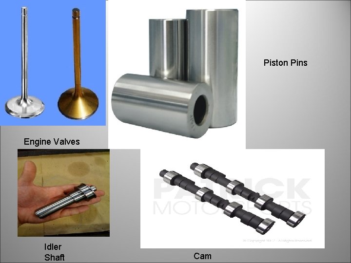 Piston Pins Engine Valves Idler Shaft Cam 6 