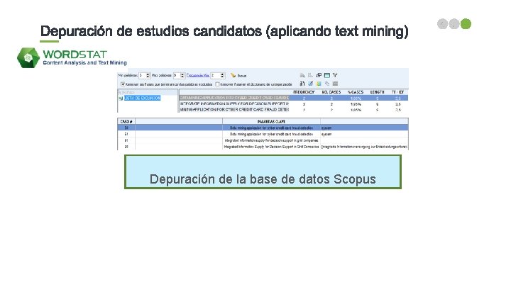 Depuración de la base de datos Scopus contact us_ awesome@gmail. com 23 