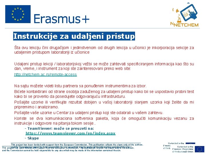 Instrukcije za udaljeni pristup Šta ovu lekciju čini drugačijom i jedinstvenom od drugih lekcija