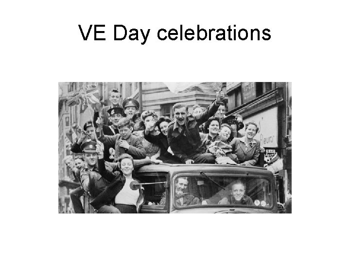 VE Day celebrations 
