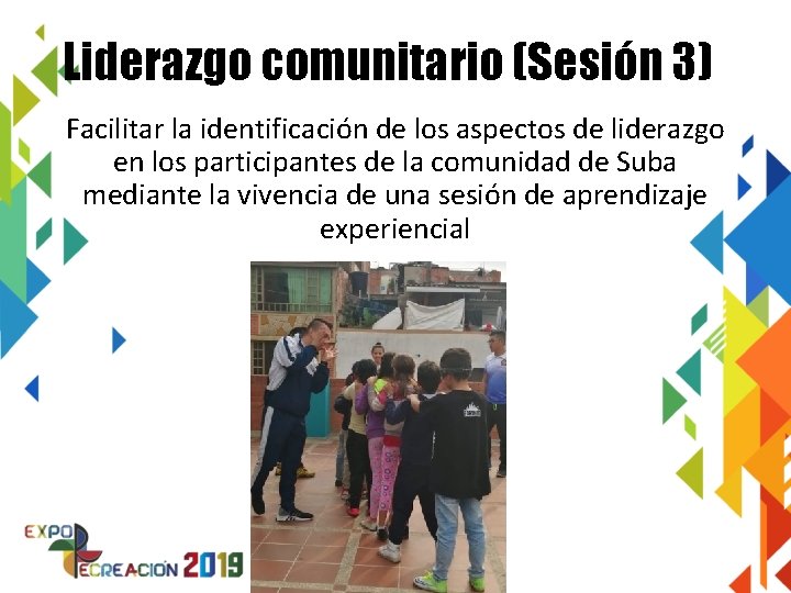 Liderazgo comunitario (Sesión 3) Facilitar la identificación de los aspectos de liderazgo en los