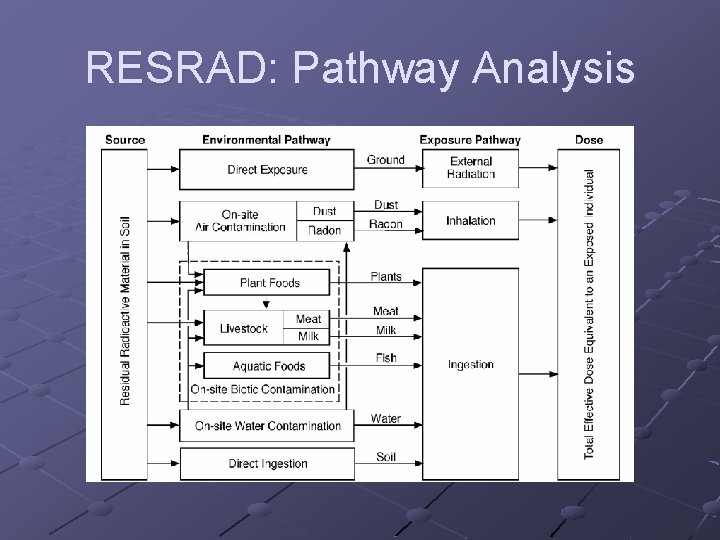 RESRAD: Pathway Analysis 