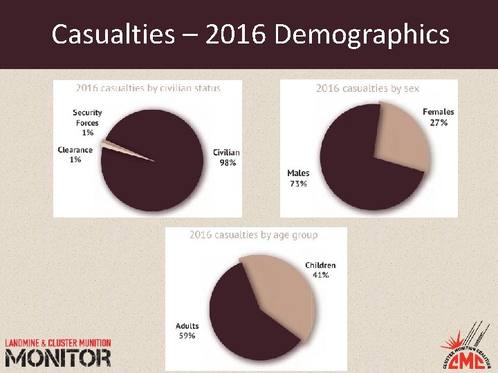 Casualties – 2016 Demographics 