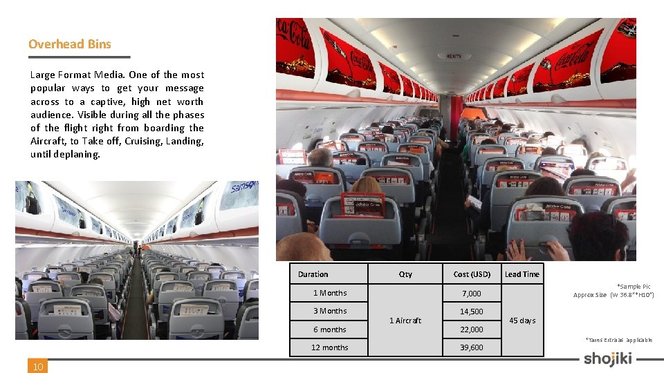 Overhead Bins Large Format Media. One of the most popular ways to get your