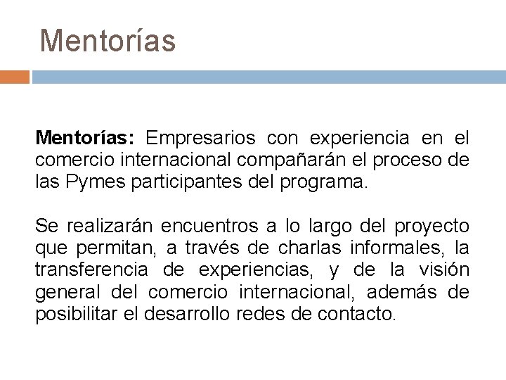 Mentorías: Empresarios con experiencia en el comercio internacional compañarán el proceso de las Pymes