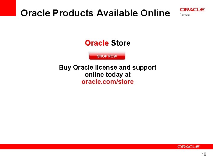 Oracle Products Available Online Oracle Store Buy Oracle license and support online today at