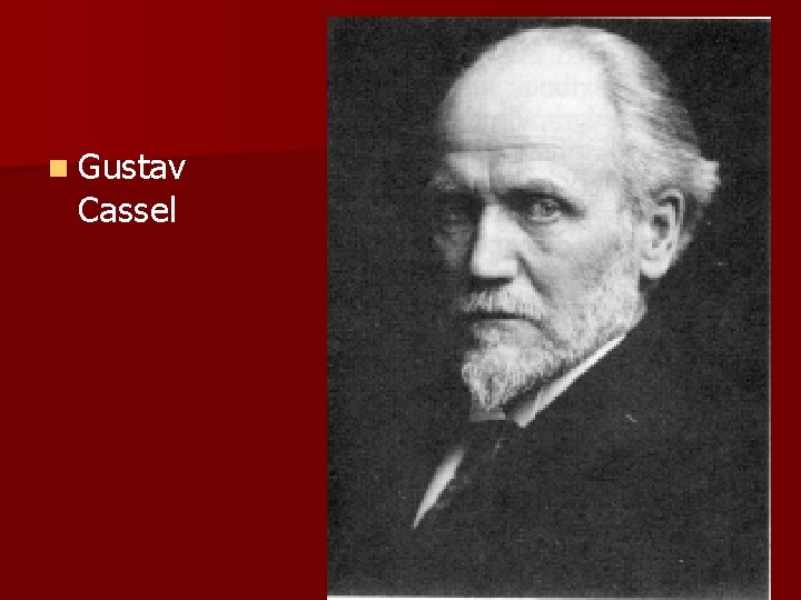 n Gustav Cassel 