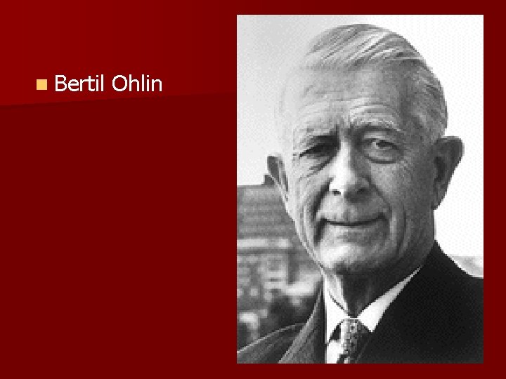n Bertil Ohlin 