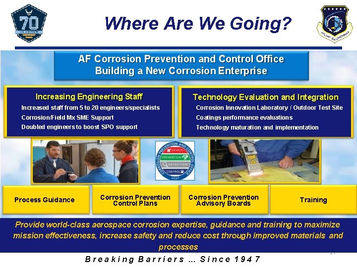 Where Are We Going? AF Corrosion Prevention and Control Office Building a New Corrosion