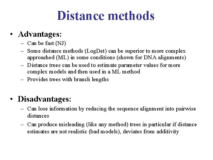FROM PROTEIN SEQUENCES TO PHYLOGENETIC TREES Simon Harris