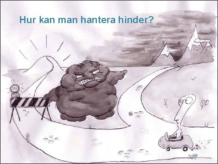 Hur kan man hantera hinder? 28 Hur kan man hantera hinder? 28