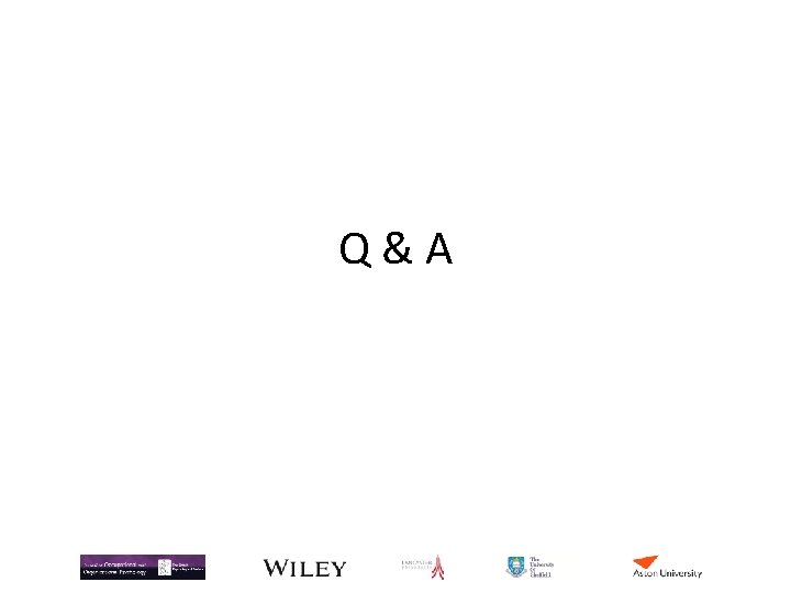 Q&A Q&A
