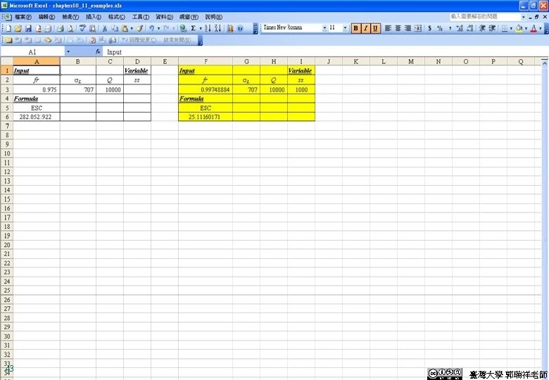 Excel-Demo For a continuous review system with the following data 5 Lot size ,