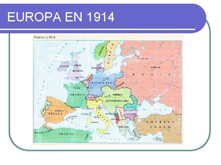 EUROPA EN 1914 