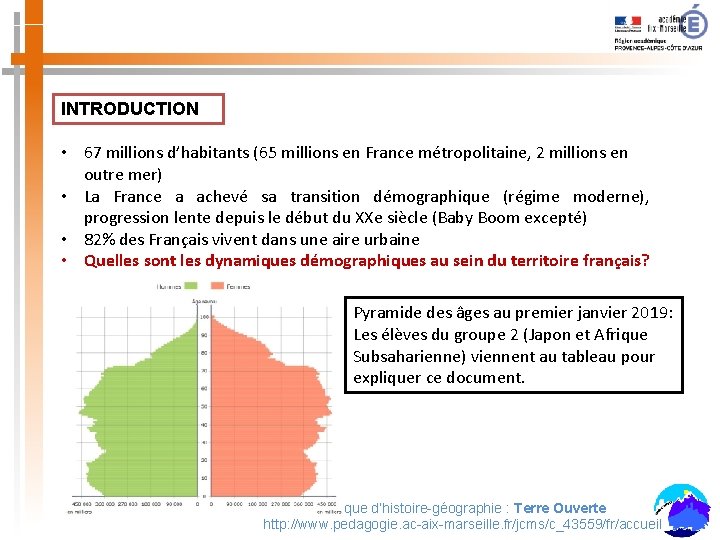 INTRODUCTION • 67 millions d’habitants (65 millions en France métropolitaine, 2 millions en outre