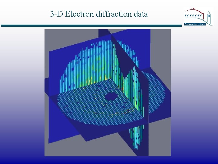 3 -D Electron diffraction data 