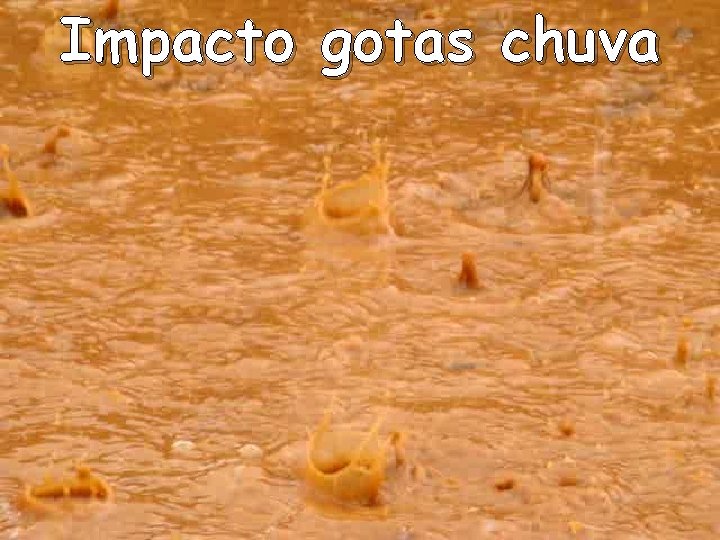 Impacto gotas chuva Impacto gotas chuva