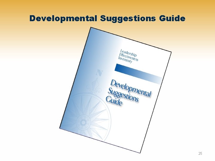 Developmental Suggestions Guide 25 