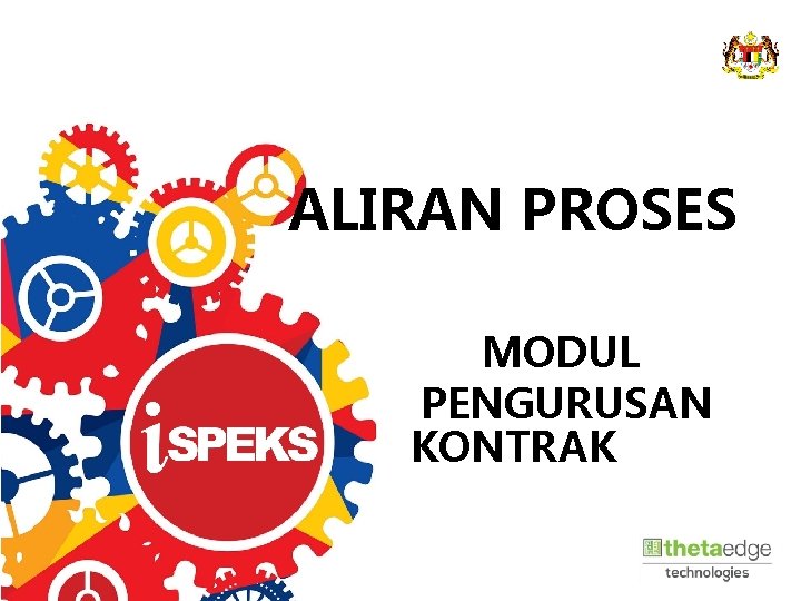 ALIRAN PROSES MODUL PENGURUSAN KONTRAK 