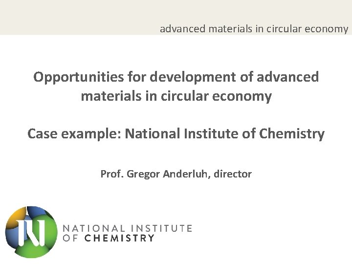 advanced materials in circular economy Opportunities for development of advanced materials in circular economy