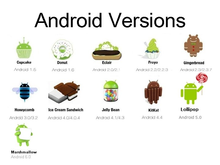 Android Versions 