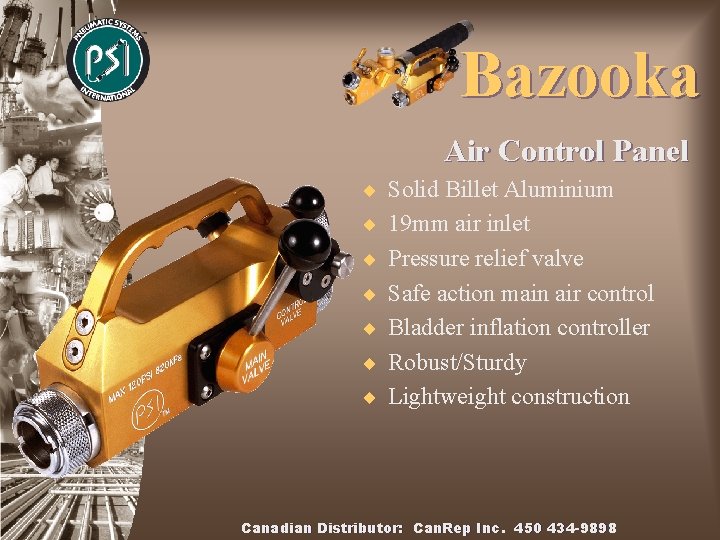 Bazooka Air Control Panel ¨ Solid Billet Aluminium ¨ 19 mm air inlet ¨