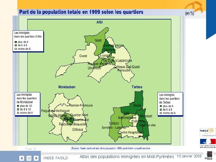 Page 18 INSEE FASILD Atlas des populations immigrées en Midi-Pyrénées 10 janvier 2008 