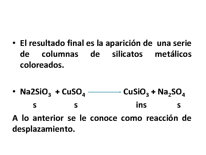  • El resultado final es la aparición de una serie de columnas de