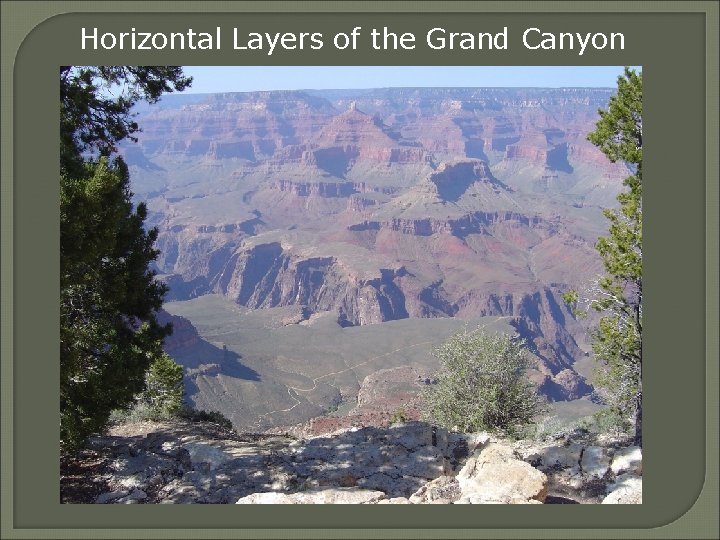 Horizontal Layers of the Grand Canyon 