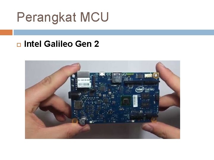 Perangkat MCU Intel Galileo Gen 2 