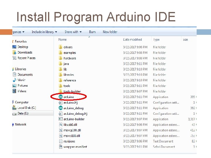 Install Program Arduino IDE 