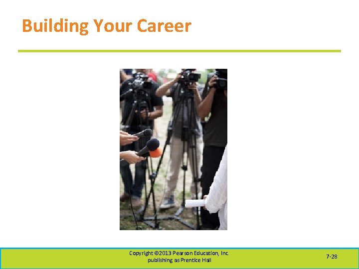 Building Your Career Copyright © 2013 Pearson Education, Inc. publishing as Prentice Hall 7