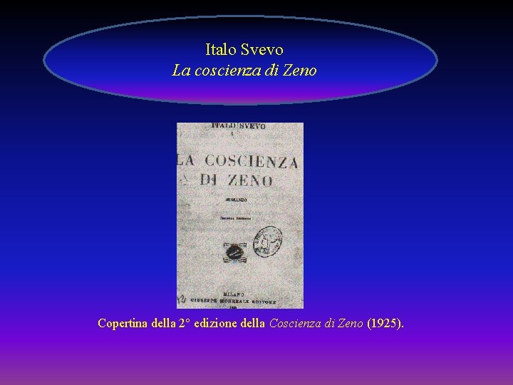 Italo Svevo La coscienza di Zeno Copertina della 2° edizione della Coscienza di Zeno