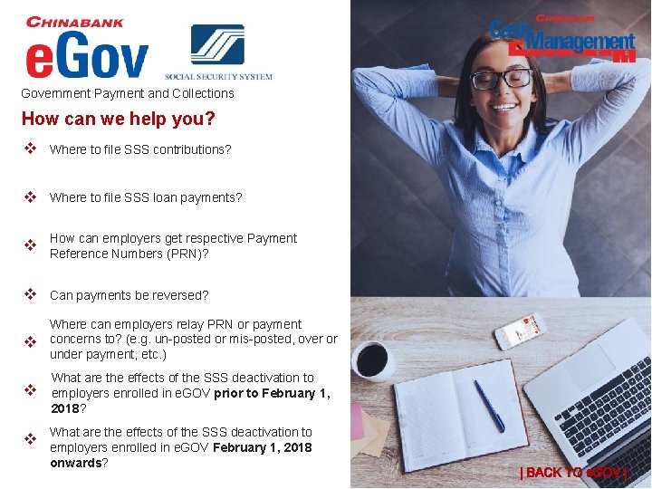 Government Payment and Collections How can we help you? v x. Where to file