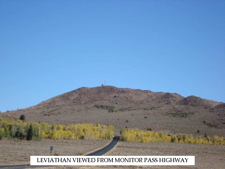 LEVIATHAN VIEWED FROM MONITOR PASS HIGHWAY 