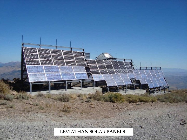 LEVIATHAN SOLAR PANELS 