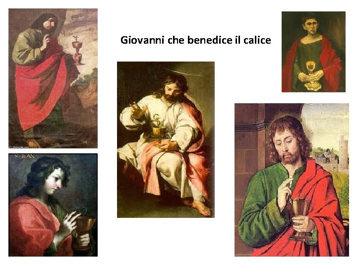 Giovanni che benedice il calice 