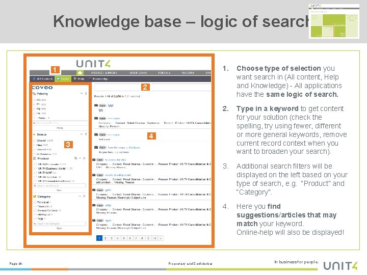 Knowledge base – logic of search 1 1. Choose type of selection you want