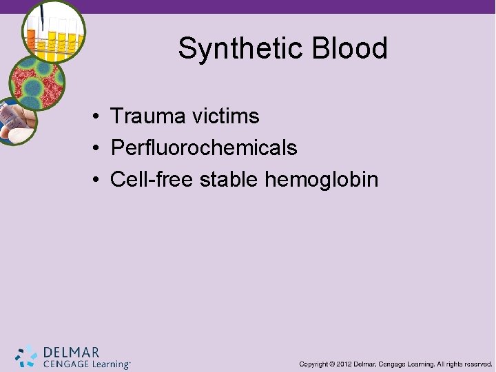 Synthetic Blood • Trauma victims • Perfluorochemicals • Cell-free stable hemoglobin 