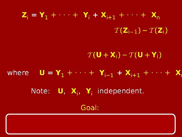 Zi = Y 1 + · · · + Yi + Xi+1 + ·