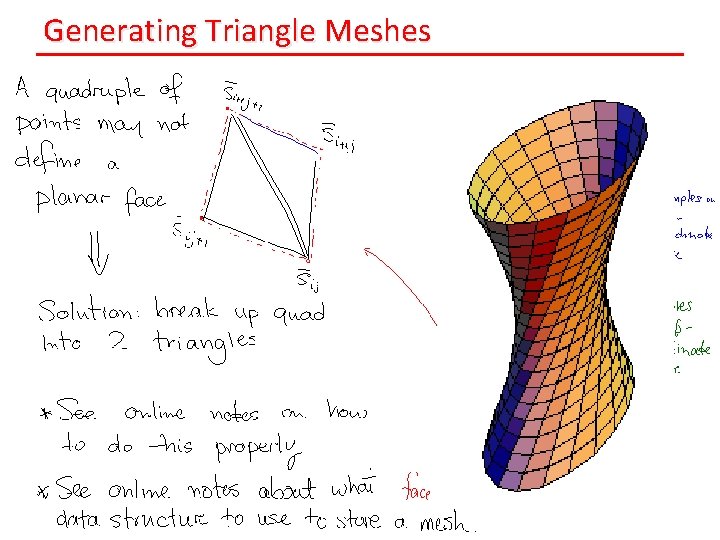 Generating Triangle Meshes 