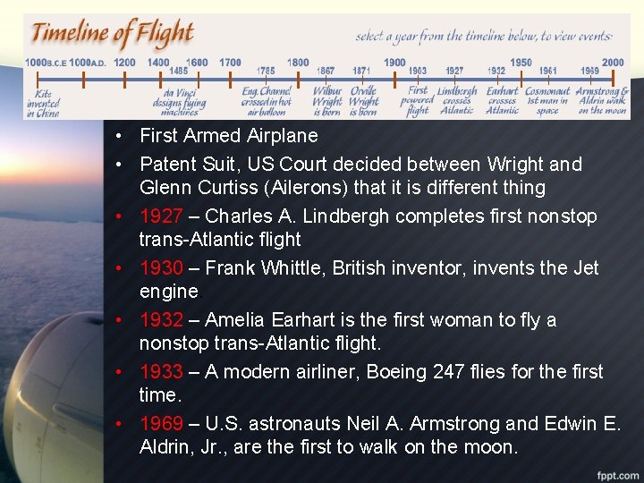  • First Armed Airplane • Patent Suit, US Court decided between Wright and