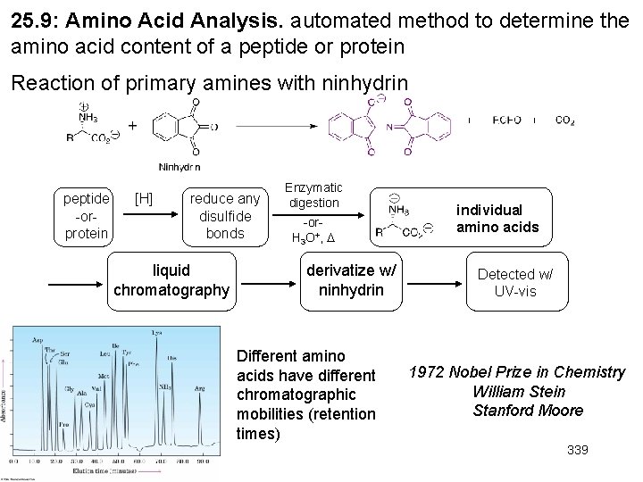 25. 9: Amino Acid Analysis. automated method to determine the amino acid content of 25. 9: Amino Acid Analysis. automated method to determine the amino acid content of