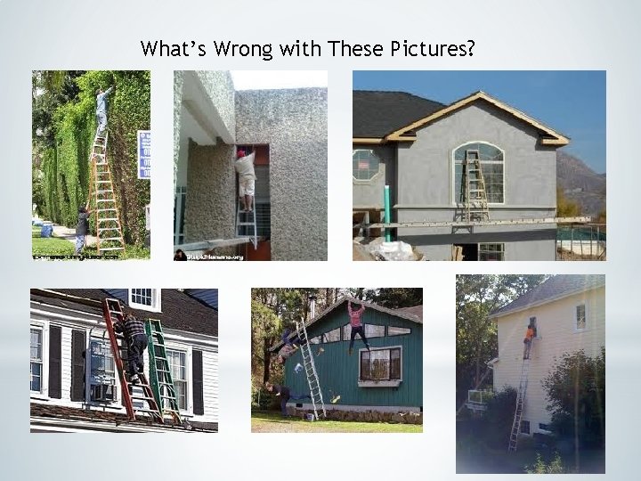 What’s Wrong with These Pictures? What’s Wrong with These Pictures?