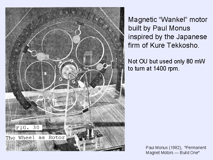 Magnetic “Wankel” motor built by Paul Monus inspired by the Japanese firm of Kure