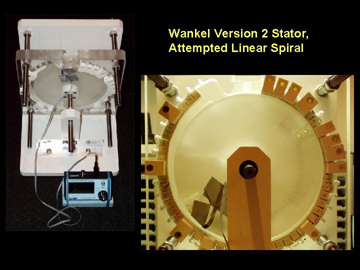 Wankel Version 2 Stator, Attempted Linear Spiral 