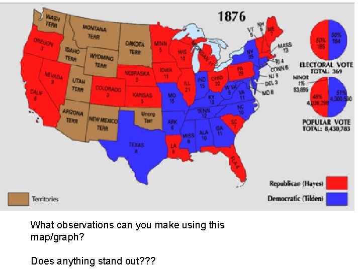 What observations can you make using this map/graph? Does anything stand out? ? ?