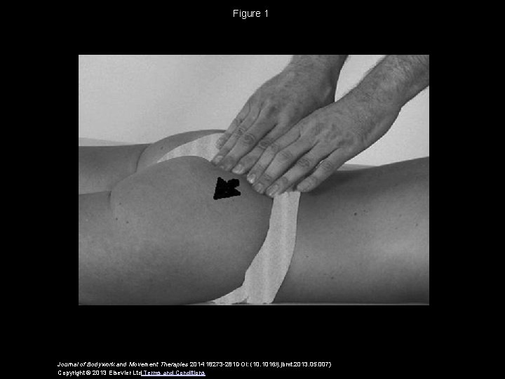 Figure 1 Journal of Bodywork and Movement Therapies 2014 18273 -281 DOI: (10. 1016/j.