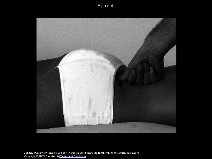 Figure 4 Journal of Bodywork and Movement Therapies 2014 18273 -281 DOI: (10. 1016/j.